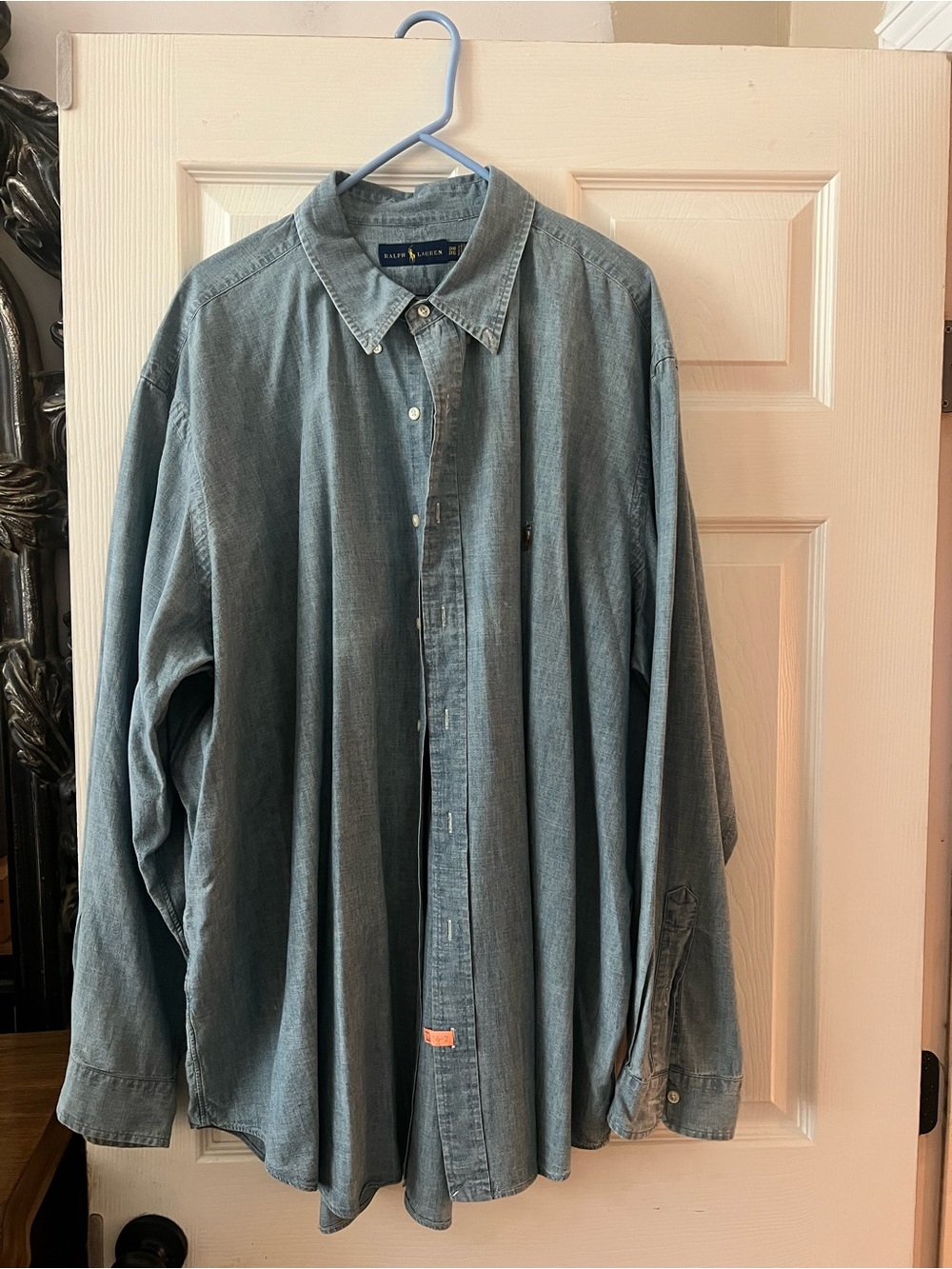 Ralph Lauren Light Blue Denim Button-Down Shirt